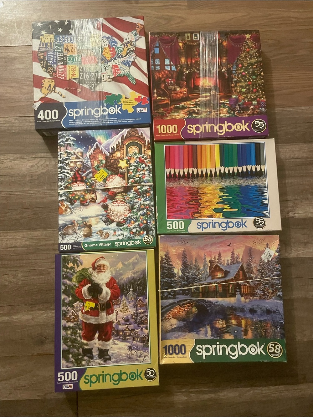 Springbok Holiday & Color Puzzle Set - Multi Color